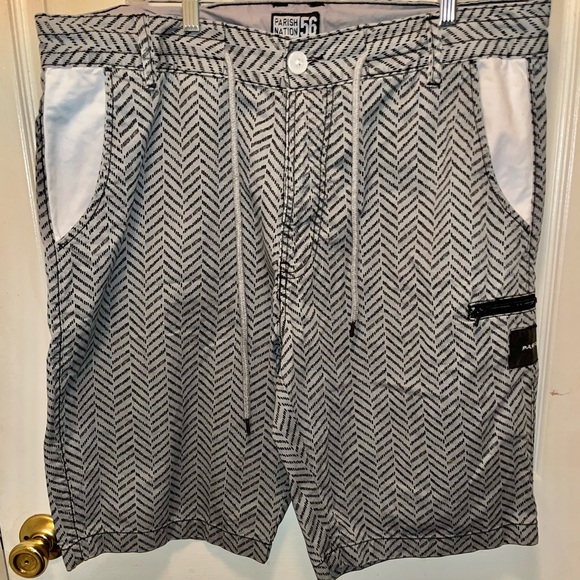 PARISH NATION Men’s Print Shorts. Sz 40 - Picture 3 of 10